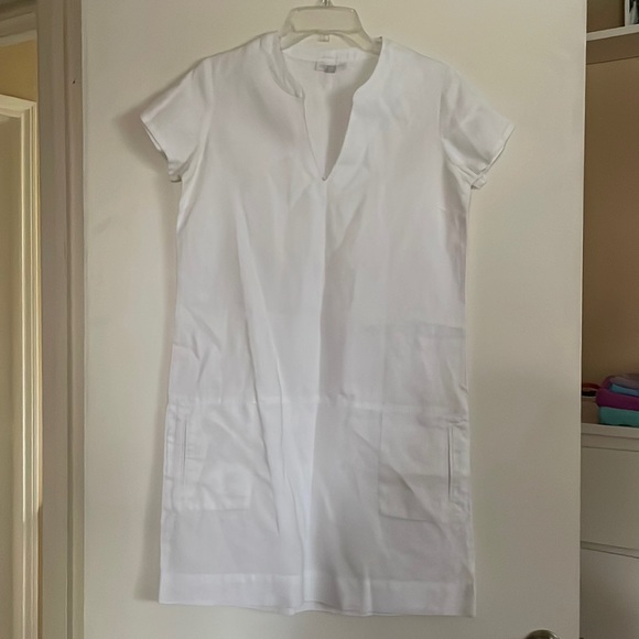 The White Company | Dresses | White Linen Dress | Poshmark